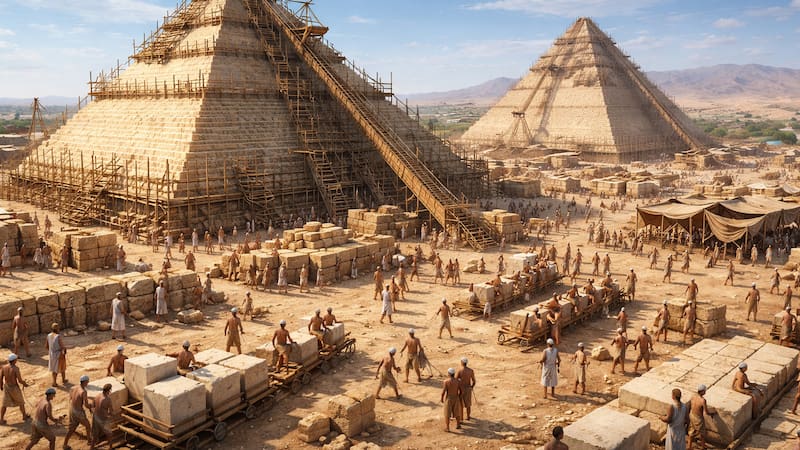 No las crearon los humanos | Descubren el auténtico origen de las pirámides de Egipto: fueron fabricadas con una tecnología sumamente avanzada.