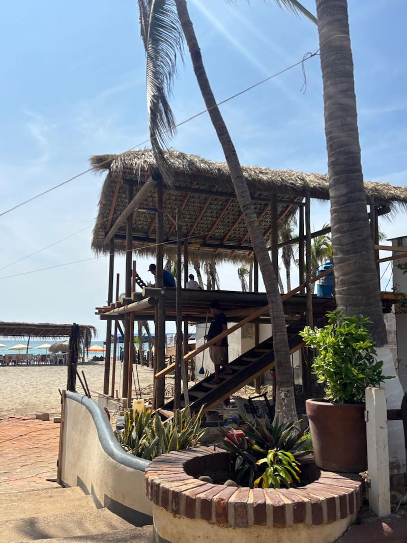 Construcciones en Puerto Escondido
Foto: Karla Tejeda