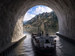 Construirán el primer túnel del mundo que permitirá que los barcos naveguen por encima de las montañas