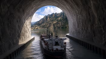 Construirán el primer túnel del mundo que permitirá que los barcos naveguen por encima de las montañas