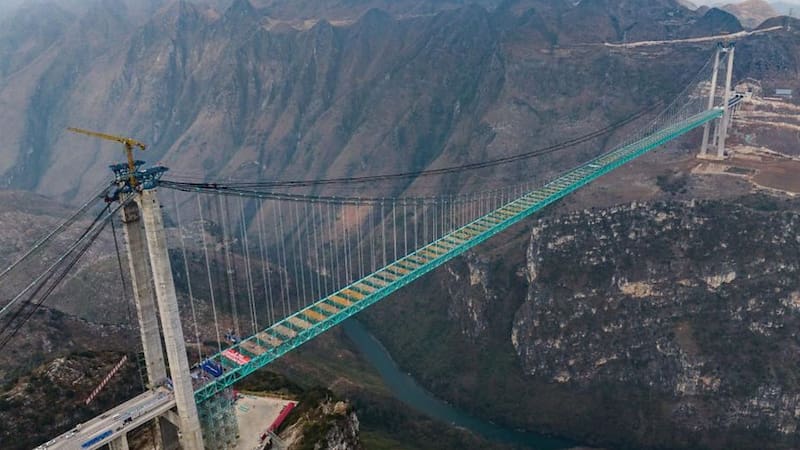 Construirán el puente más alto del mundo y desafía a la ingeniería moderna: tendrá más de 600 metros de altura
Fuente: Obras China