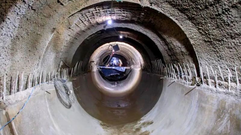 El Ramal Argerich, un nuevo conducto que sumará casi cinco kilómetros bajo tierra para mejorar el drenaje del agua de lluvia en el oeste porteño.
