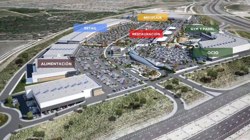 Construyen el nuevo centro comercial de la Ciudad con más de 50 locales y una inversión de 100 millones de euros