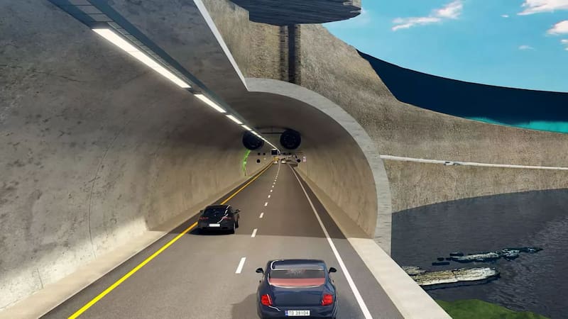 Construyen el túnel submarino más largo del mundo que unirá a todo el territorio: tendrá 27 kilómetros y estará a 400 metros bajo el mar