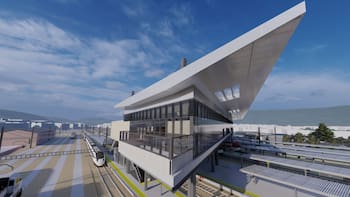 Construyen la nueva estación de tren que conectará a la provincia con todo el país: tendrá aparcamiento para 150 autos y buses