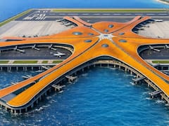 Construyen un aeropuerto flotante sobre el mar que cambiará los vuelos y será el orgullo de este país