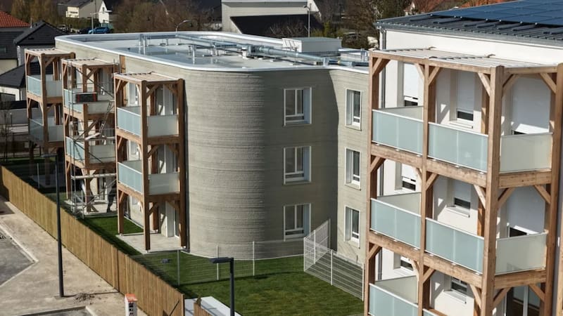 Construyen un edificio impreso en 3D más grande de Europa que será un ícono mundial: se completó en solo 34 días