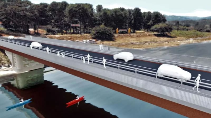 Construyen un imponente puente que unirá los dos extremos del río y mejorará la circulación de la provincia. Foto: Principado de Asturias