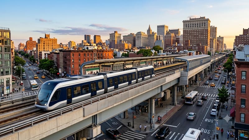 Construyen un mega tren.