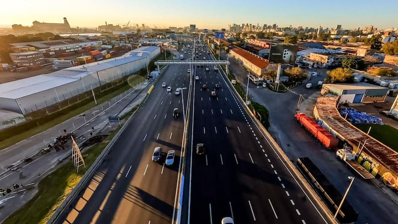 Construyen un túnel en la autopista más usada de la Ciudad para terminar con el tráfico y embotellamientos. Foto: Gobierno de la Ciudad