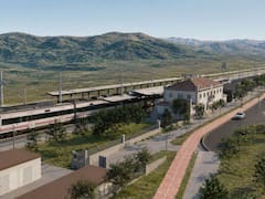 Construyen una moderna estación de trenes que conectará a un municipio con la capital del país