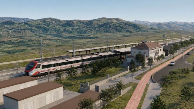 Construyen una moderna estación de trenes que conectará a un municipio con la capital del país