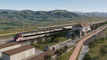 Construyen una nueva estación de trenes que conectará a un municipio con la capital del país