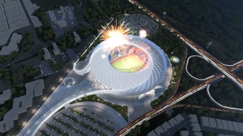 Construyen uno de los estadios más avanzados y modernos de América Latina con ayuda de China: será el orgullo de todo un país