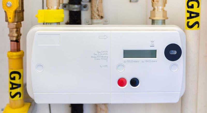 Contador de gas inteligente. Foto: archivo.