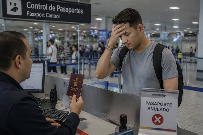 Las autoridades migratorias mantienen controles estrictos sobre la documentación de viaje en los principales aeropuertos del país.