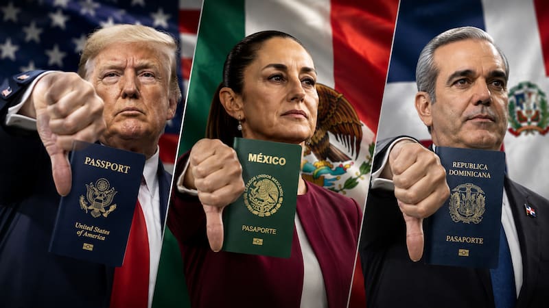 República Dominicana, Estados Unidos y México prohíben el ingreso a ciudadanos que hayan postergado la renovación del pasaporte.