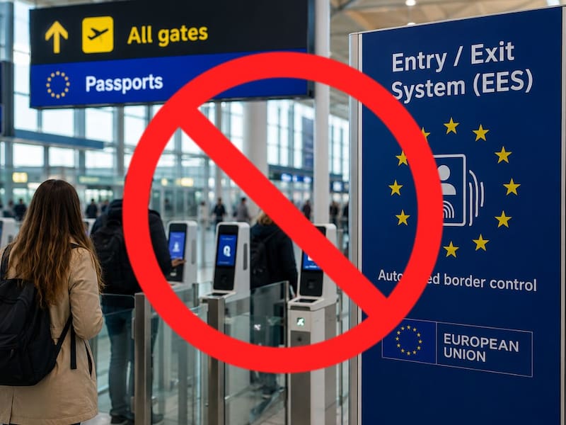 El nuevo sistema europeo exige a los argentinos escaneo de pasaporte, reconocimiento facial y registro de huellas dactilares.