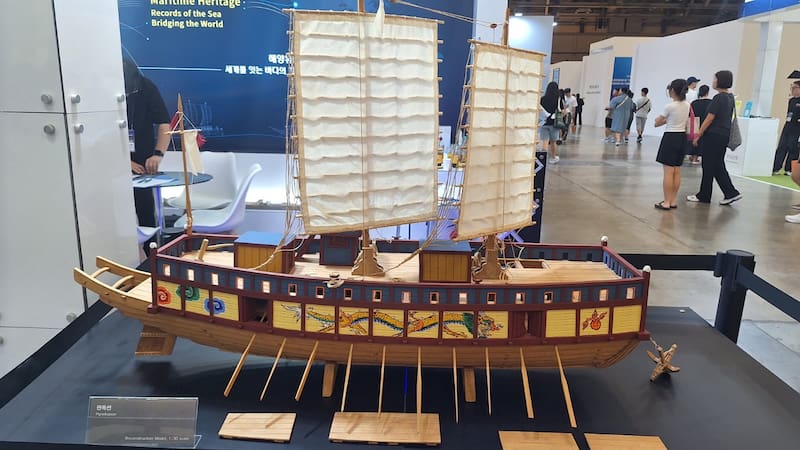 El Panokseon, buque de guerra emblemático de la dinastía Joseon.