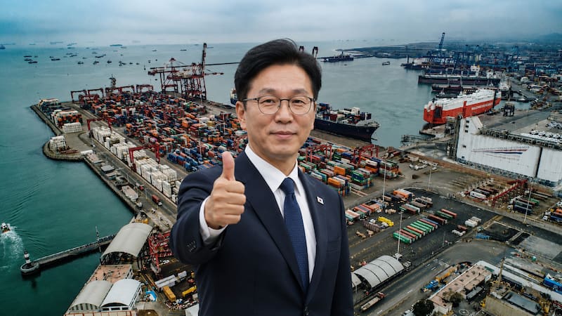 Corea del Sur construye un puerto clave en América del Sur: invirtió 1300 millones de dólares para competir con China.