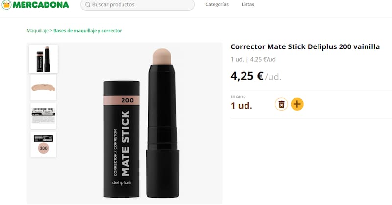 Este nuevo corrector de ojos de Mercadona corrige imperfecciones y deja un acabado natural en la piel.