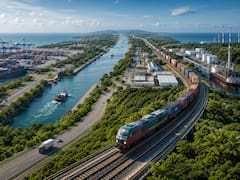 Adiós al Canal de Panamá: una nueva ruta de océano a océano acaba de transportar 900 vehículos en apenas 72 horas