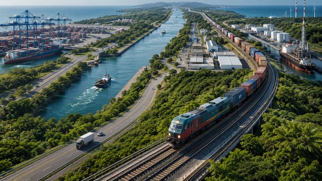 Adiós al Canal de Panamá: una nueva ruta de océano a océano acaba de transportar 900 vehículos en apenas 72 horas