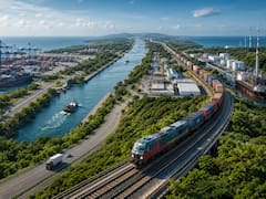 Adiós al Canal de Panamá: el nuevo corredor que movilizó 900 vehículos entre océanos en apenas tres días