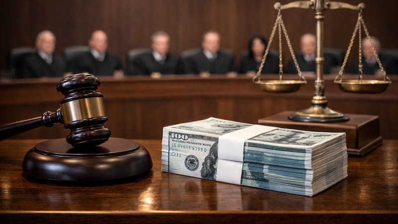 Confirmado: la Corte Suprema respaldará embargos del 50% del salario a las personas que incumplan esta norma. (Imagen creada con inteligencia artificial)