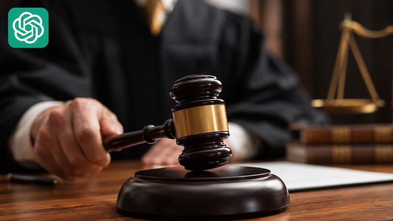 Es oficial: la Corte Suprema falló en contra de los empleados que utilizan ChatGPT en sus trabajos y los multará económicamente. (Imagen creada con IA)