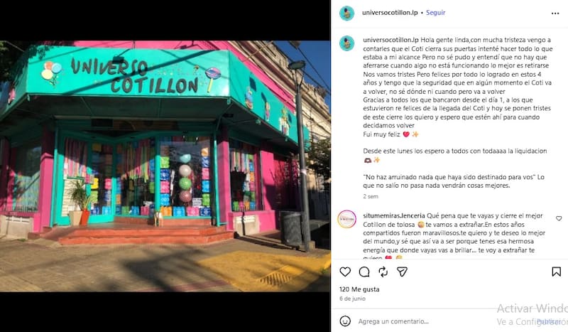 El cotillón “Universo” funcionó durante cuatro años en esa esquina.