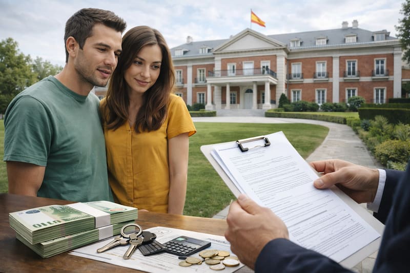 Miles de jóvenes podrán acceder a una subvención de hasta 10.800 euros si deciden instalarse en un pueblo y cumplan los requisitos del nuevo plan habitacional. (Imagen referencial generada por Inteligencia Artificial).