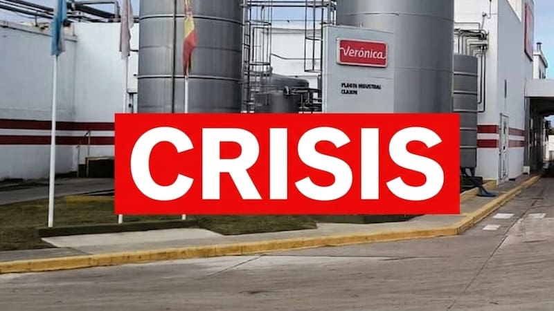 Se profundiza la crisis de la láctea Verónica.