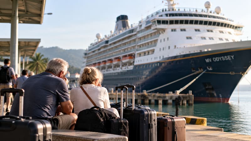 Más de 200 pasajeros quedaron varados en Camboya después de que la compañía Villa Vie Residences suspendiera las operaciones de su crucero por problemas financieros. Muchos habían vendido sus casas para vivir permanentemente a bordo y ahora enfrentan un futuro incierto.