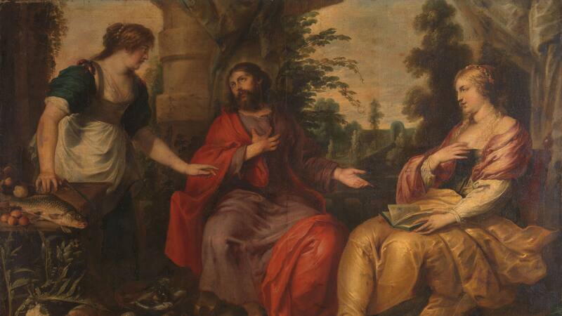 Cuadro antiguo de Jesús