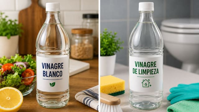 Cuál es la diferencia entre el vinagre blanco y el vinagre de limpieza: para qué sirve cada uno