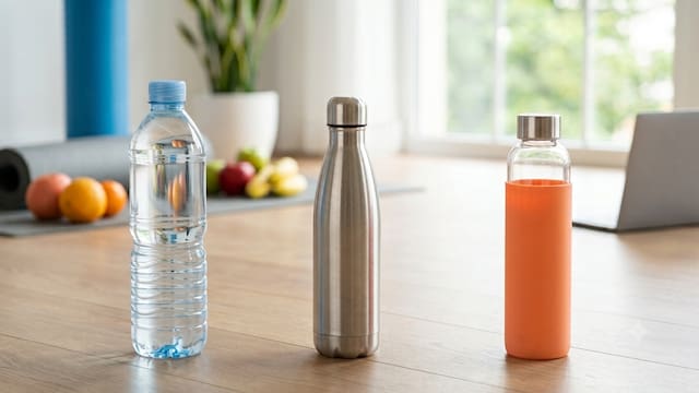 Qué botella de agua es mejor para usar todos los días: plástico, metal o vidrio