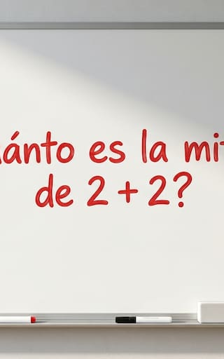 La cuenta matemática que pone a prueba a los genios: ¿cuánto es la mitad de 2 + 2?