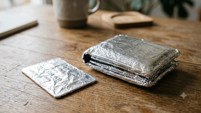 Cubrir las tarjetas de crédito y la billetera en papel aluminio para qué sirve y por qué lo recomiendan.
