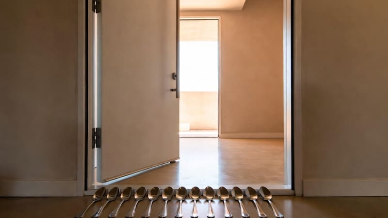 Poner una cuchara en la puerta de entrada de casa: para qué sirve y por qué lo recomiendan.