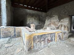 El hallazgo del siglo en Pompeya: descubren un cuenco egipcio usado en un antiguo local de comida rápida romano