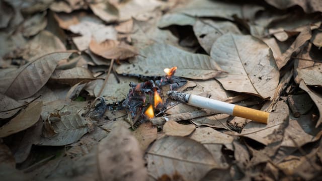 La Ley de Propiedad Horizontal sentencia: Los vecinos que tiren colillas de cigarro al patio pueden enfrentarse a sanciones económica