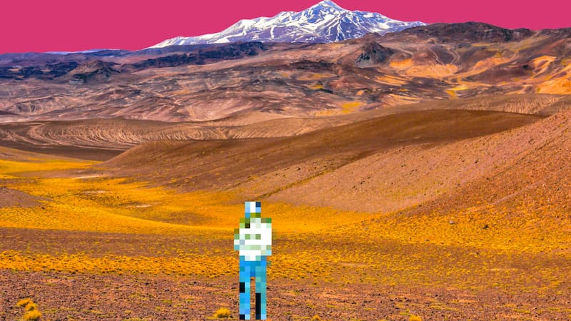 Diego Diaz, “Desintegración II”, 2025, Fotografía digital intervenida.