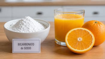 Mezclar bicarbonato de sodio con jugo de naranja: por qué lo recomiendan y para qué sirve