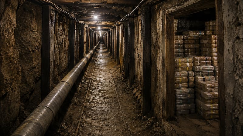 Descubrieron un túnel subterráneo de casi 600 metros de longitud que conectaba Tijuana con San Diego por donde se movía cocaína hacia California.