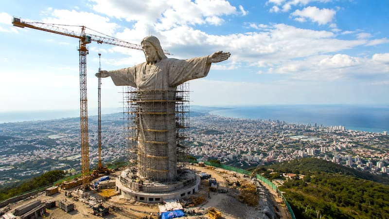 Cuando el Cristo del Embalse se halle terminado, podrá ser concurrida por miles de turistas al día, algo que impulsaría el turismo en Antioquía.