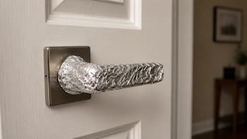 Envolver el picaporte de la puerta en papel aluminio: por qué lo recomiendan y para qué sirve