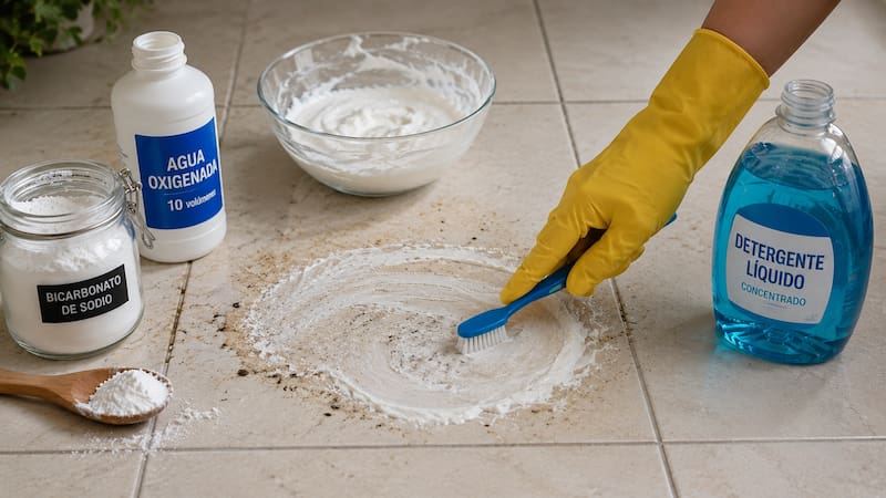 Mezclar agua oxigenada, bicarbonato y unas gotas de detergente: para qué sirve y por qué lo recomiendan