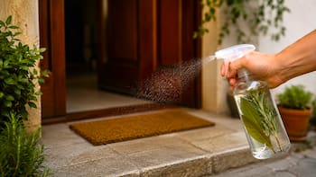 Rociar agua con romero y laurel en la entrada de casa: para qué sirve y por qué lo recomiendan