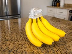 Envolver el tallo de las bananas con papel aluminio: para qué sirve y por qué muchas personas lo hacen